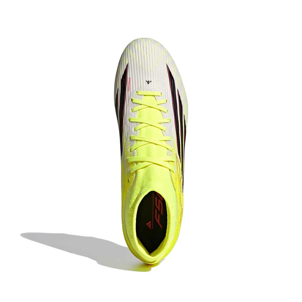 F50 League Mid FG/MG Soccer Cleat - Team Solar Yellow/Core Black/Lucid Red - Regular (D)