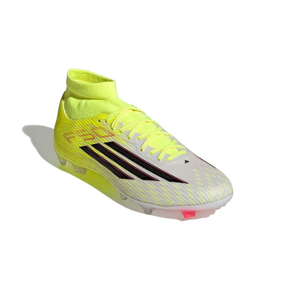 F50 League Mid FG/MG Soccer Cleat - Team Solar Yellow/Core Black/Lucid Red - Regular (D)