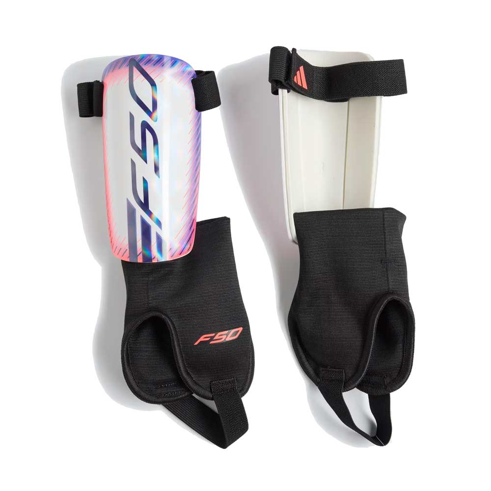 F50 Match SG Shinguard - White/Solar Turbo/Solar Purple