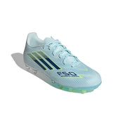 Women's F50 Spark Fusion League FG/AG Soccer Cleat - Alm Blue/Dupe/Hireye - Regular (B)