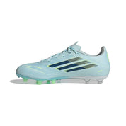 Women's F50 Spark Fusion League FG/AG Soccer Cleat - Alm Blue/Dupe/Hireye - Regular (B)