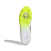 Women's F50 Spark Fusion League FG/AG Soccer Cleat - Footwear White/Iron Met/Hireye - Regular (B)
