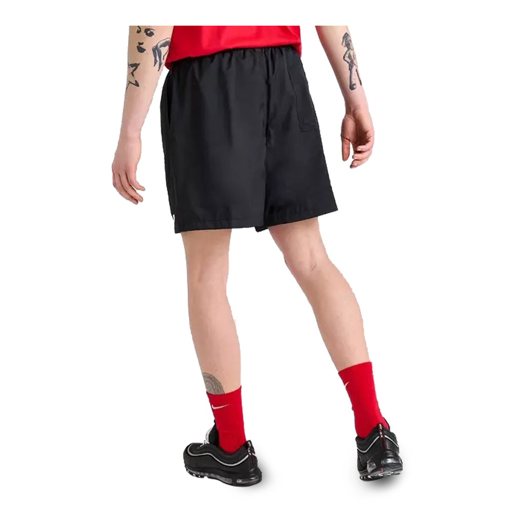 Men's Nike Club Woven Flow Shorts - Black/White