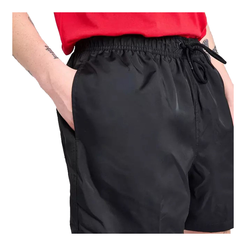 Men's Nike Club Woven Flow Shorts - Black/White