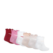 6 Pack XXS Ruffle Ankle Sock