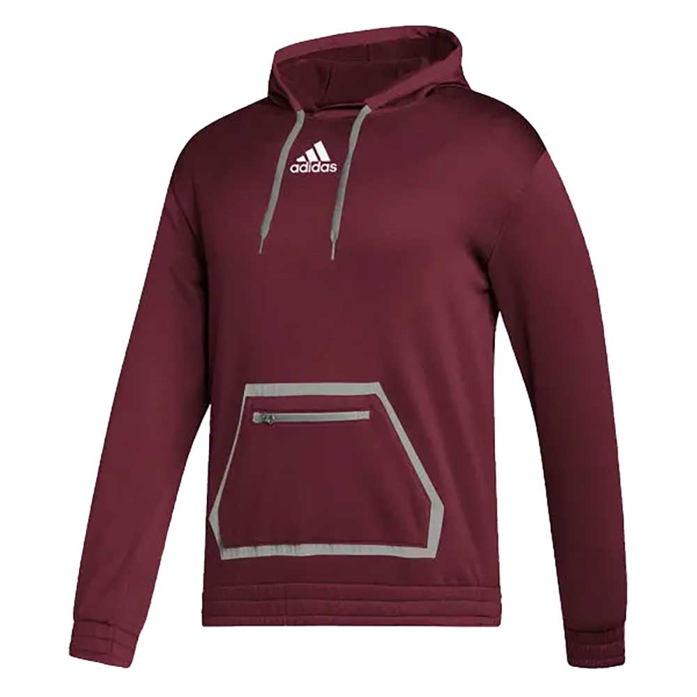 Men's Team Issue Pullover Hoodie - Collegiate Burgundy/White