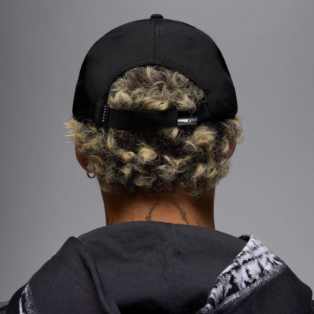 Jordan Rise Cap Structured Curved Bill Metal Jumpman Strapback