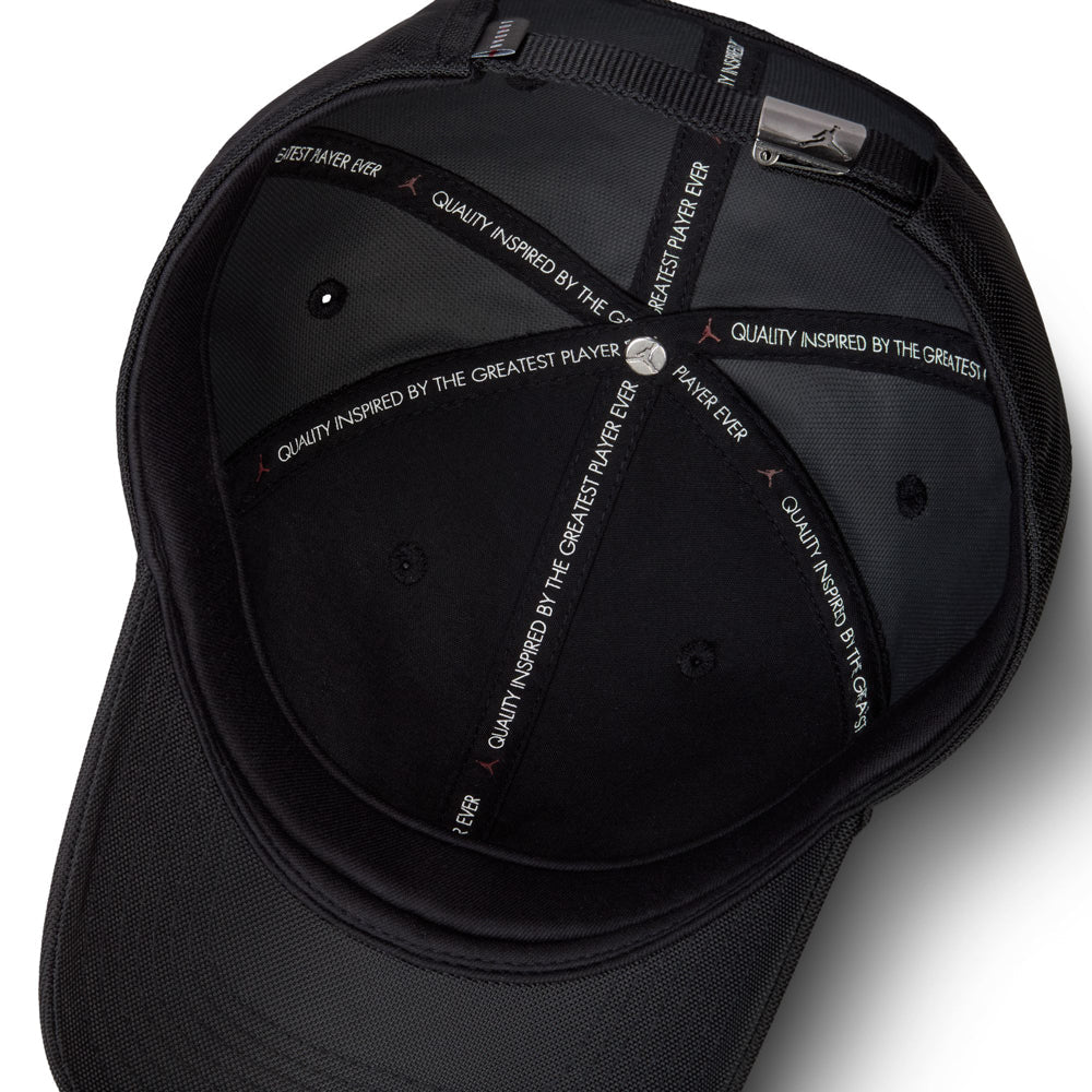 Jordan Rise Cap Structured Curved Bill Metal Jumpman Strapback
