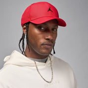 Jordan Rise Cap Structured Curved Bill Metal Jumpman Strapback