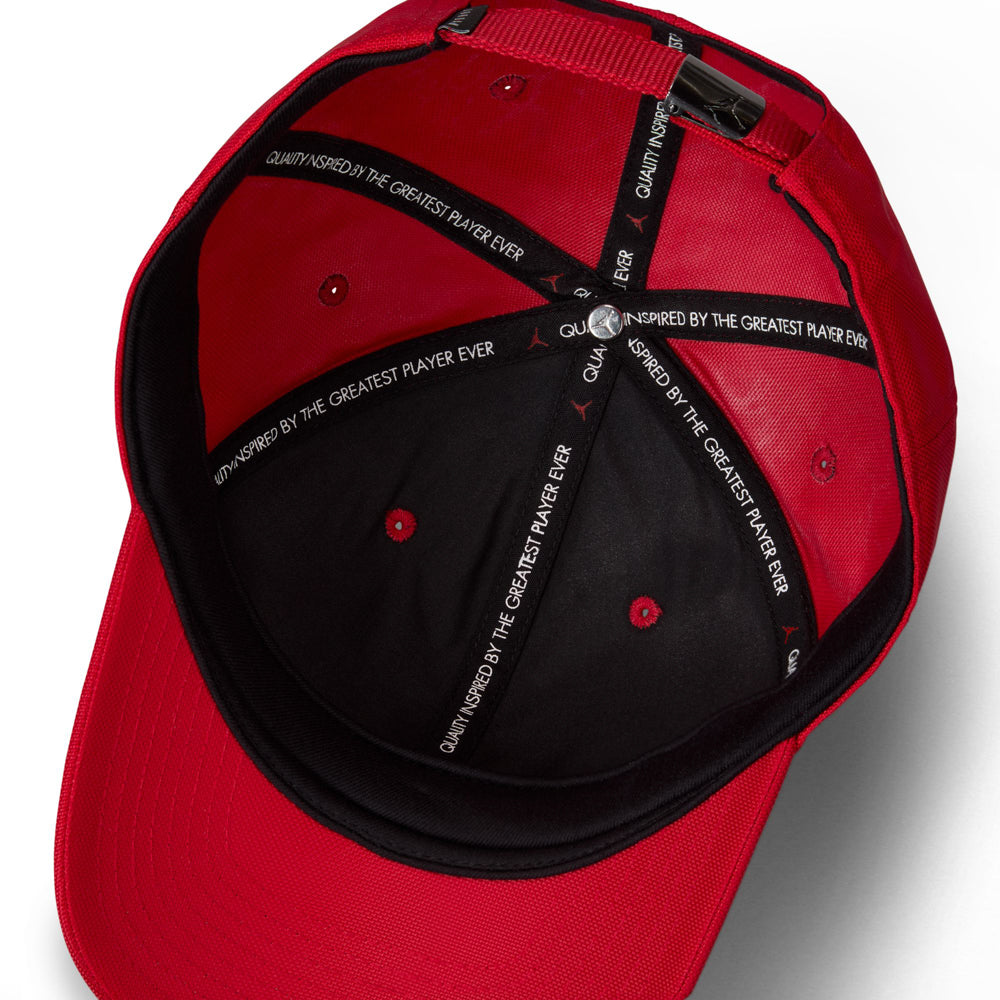 Jordan Rise Cap Structured Curved Bill Metal Jumpman Strapback