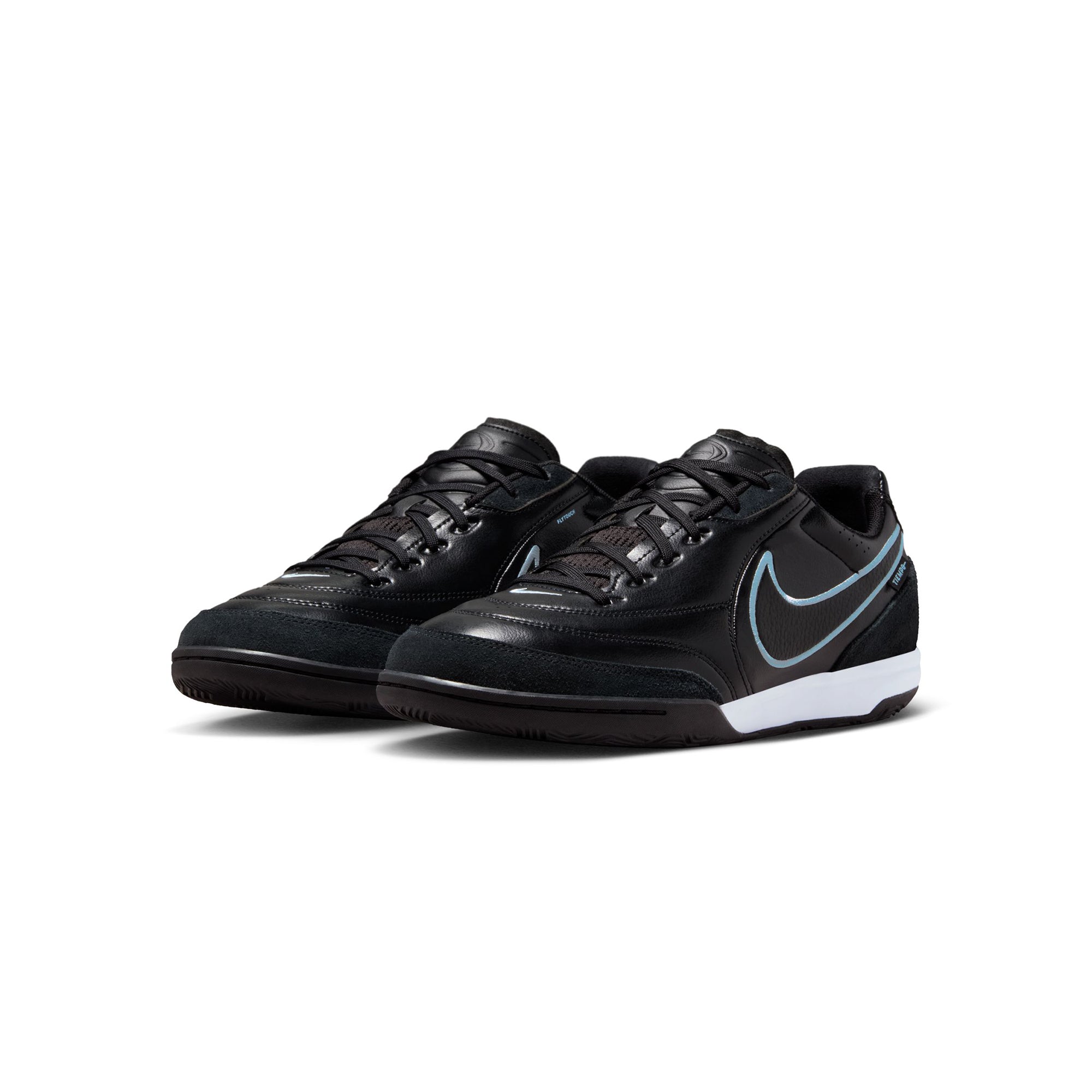 Men's Nike Tiempo Streetgato Black/Obsidian-Ice Blue HQ7017-046