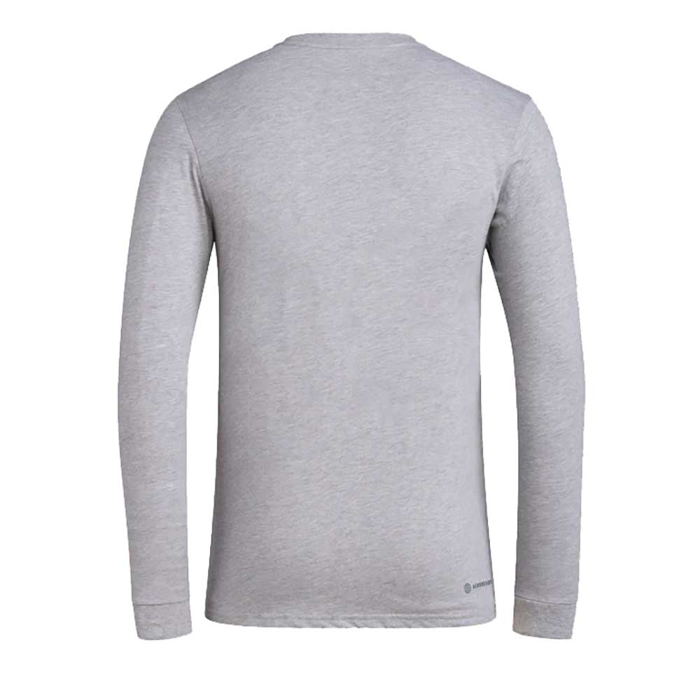 Men's Long Sleeve Pregame BOS Tee - Grey