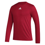 Men's Long Sleeve Pregame BOS Tee - Red