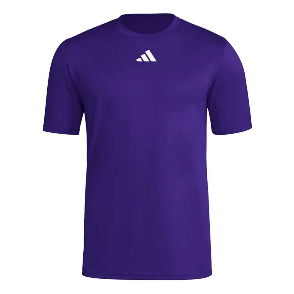 Men's Short Sleeve Pregame BOS Tee - Collegiate Purple/White