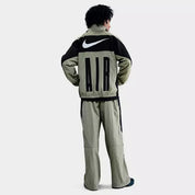 Men's Nike Air Woven Track Pants - Light Army/Black