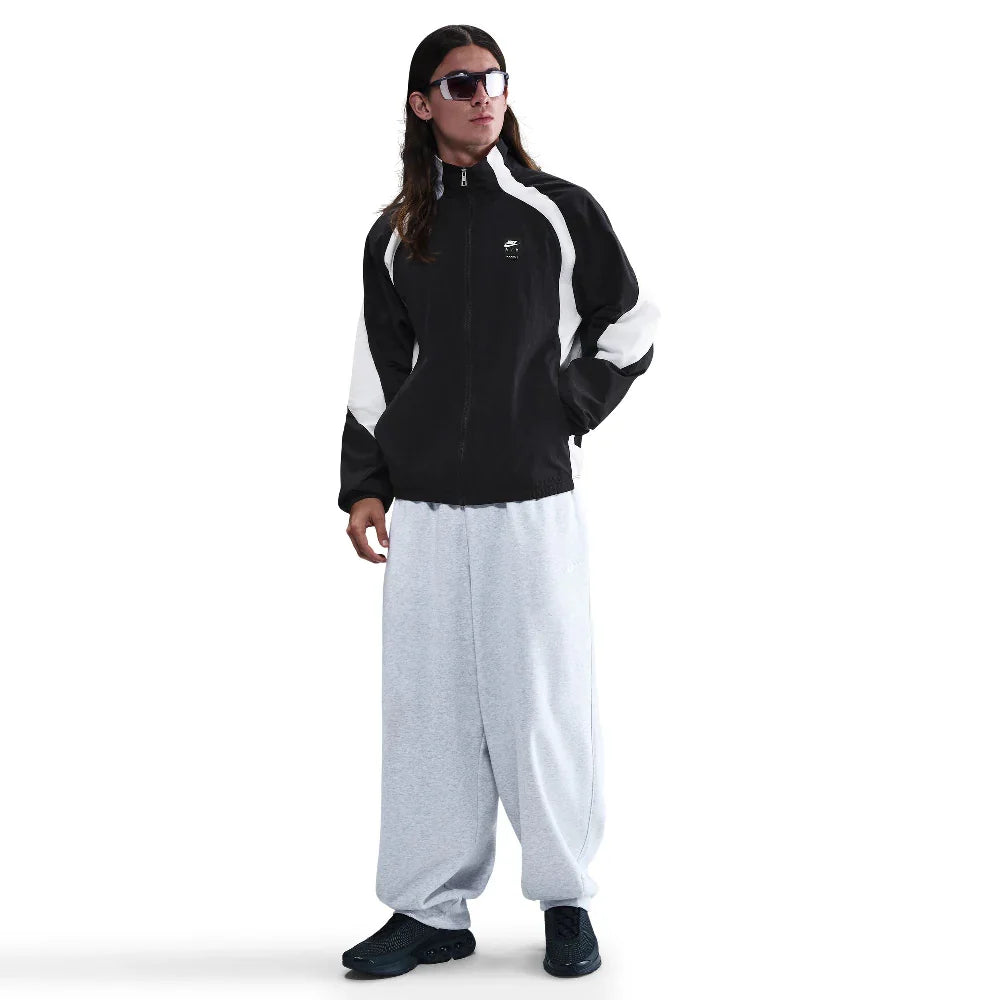 Men's Nike Sportswear Air Woven Track Jacket - Black/White