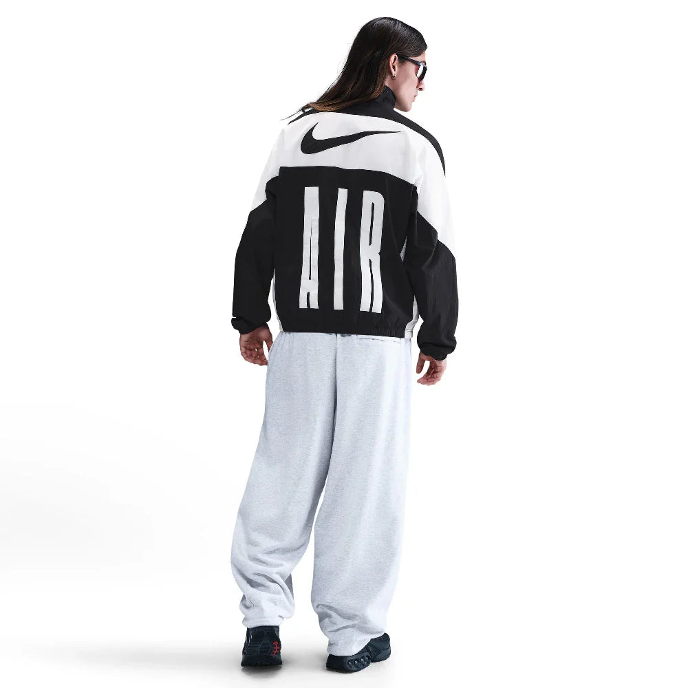 Men's Nike Sportswear Air Woven Track Jacket - Black/White
