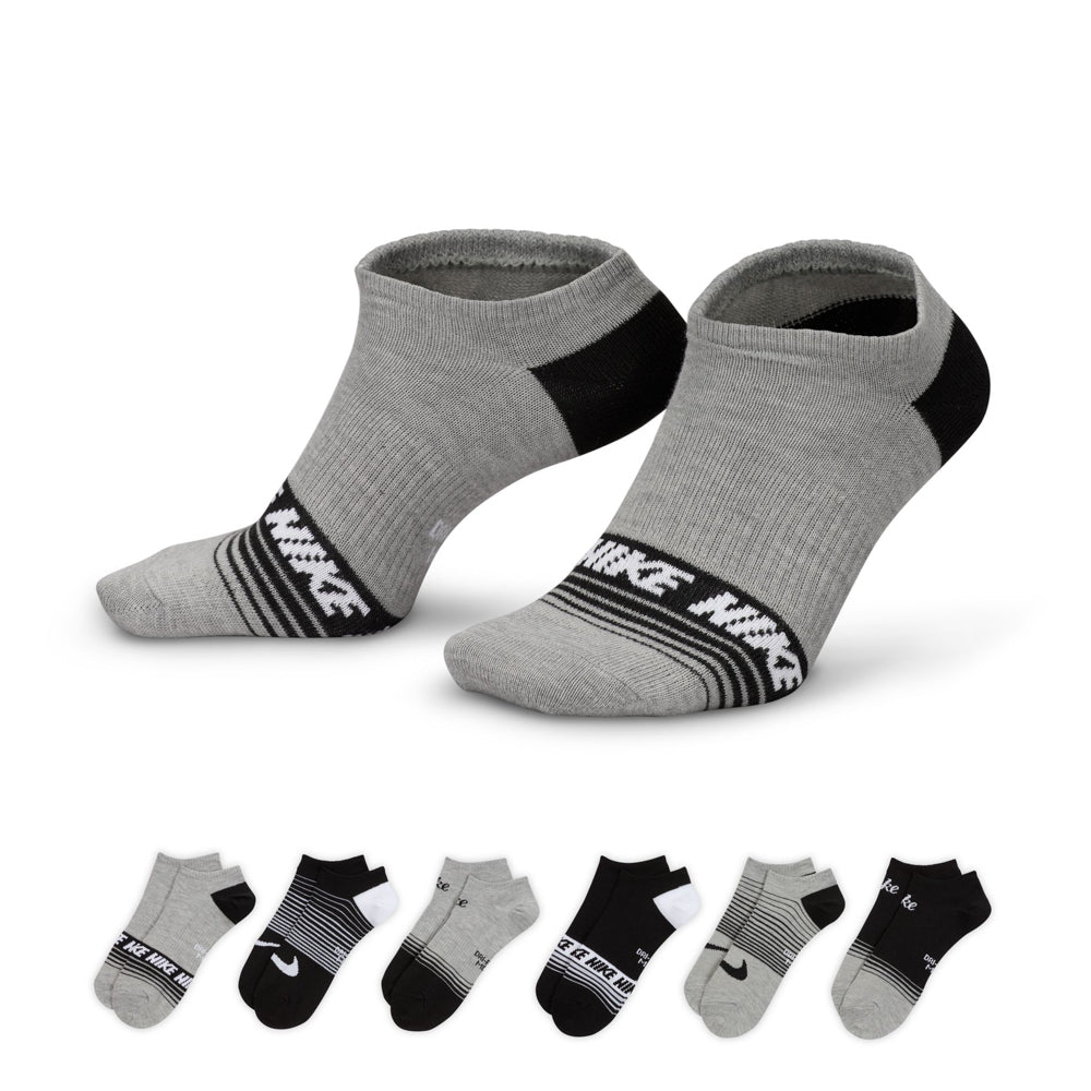 6 Pack Unisex Everyday Lightweight WGFX No Show