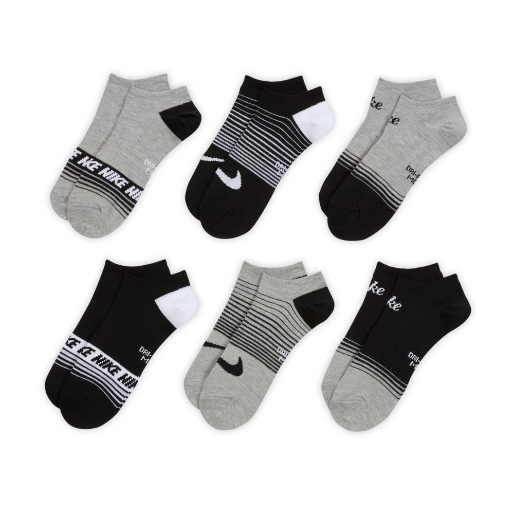 6 Pack Unisex Everyday Lightweight WGFX No Show