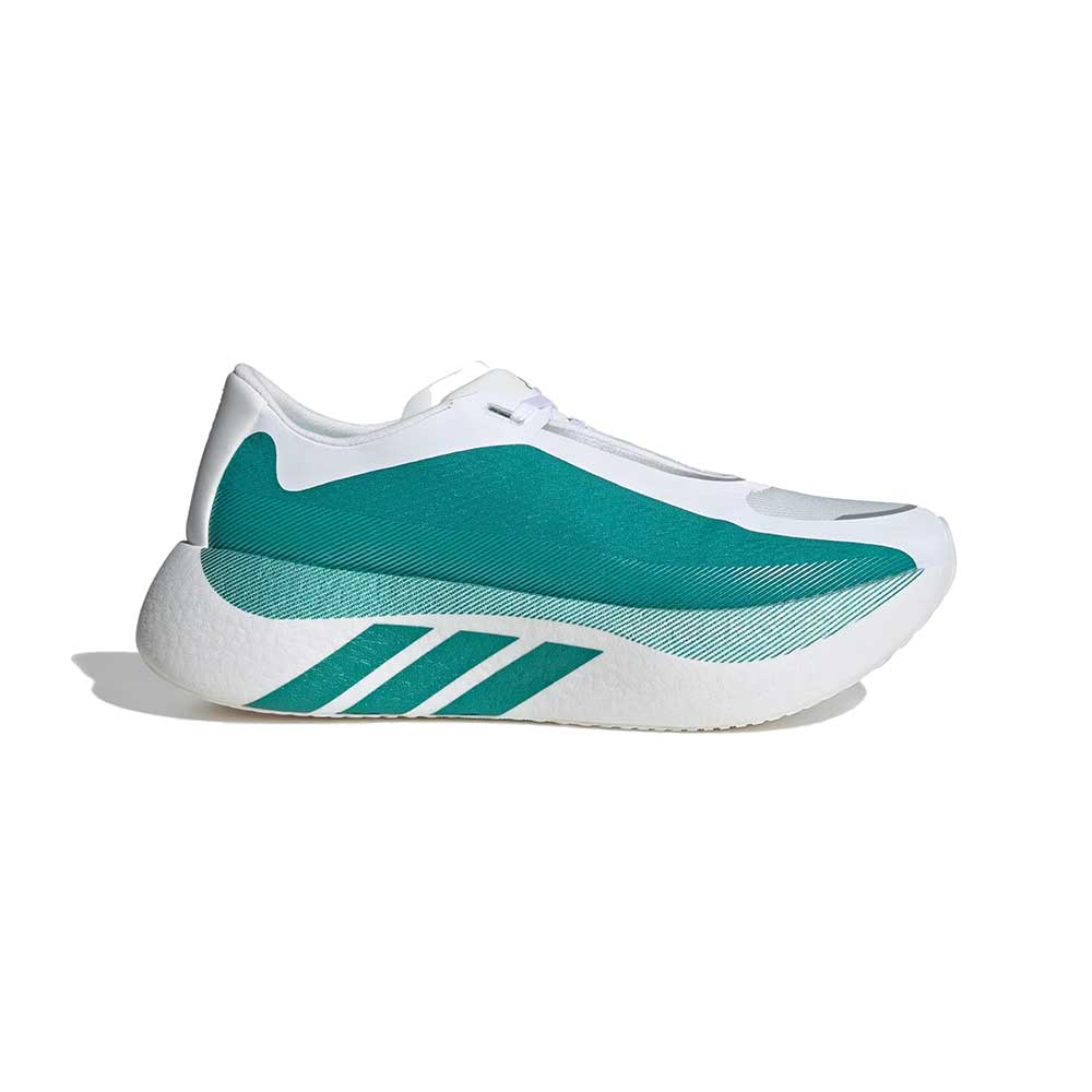 Men's Hyperboost Edge Running Shoe - Footwear White/Equipment Green/Zero Met - Regular (D)