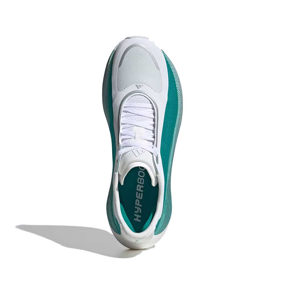 Men's Hyperboost Edge Running Shoe - Footwear White/Equipment Green/Zero Met - Regular (D)