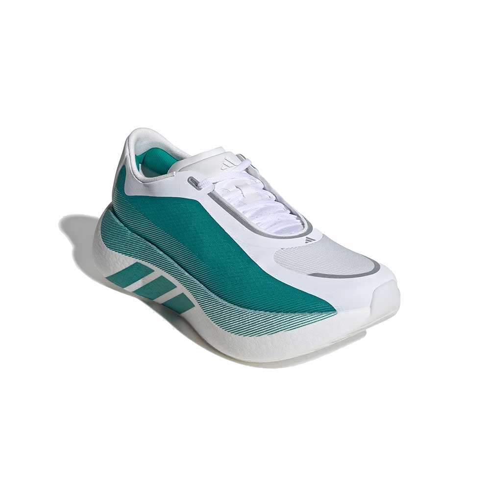 Men's Hyperboost Edge Running Shoe - Footwear White/Equipment Green/Zero Met - Regular (D)