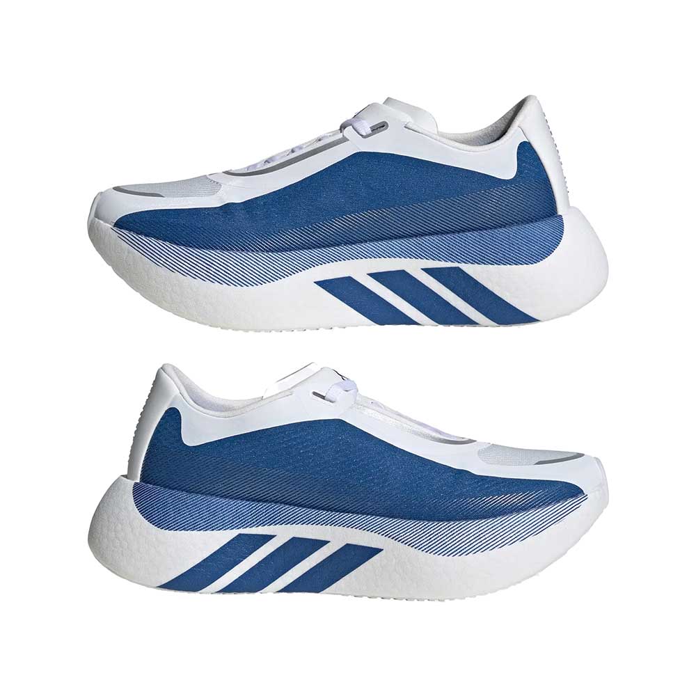 Women's Hyperboost Edge Running Shoe - Footwear White/Equipment Blue/Zero Metallic - Regular (B)