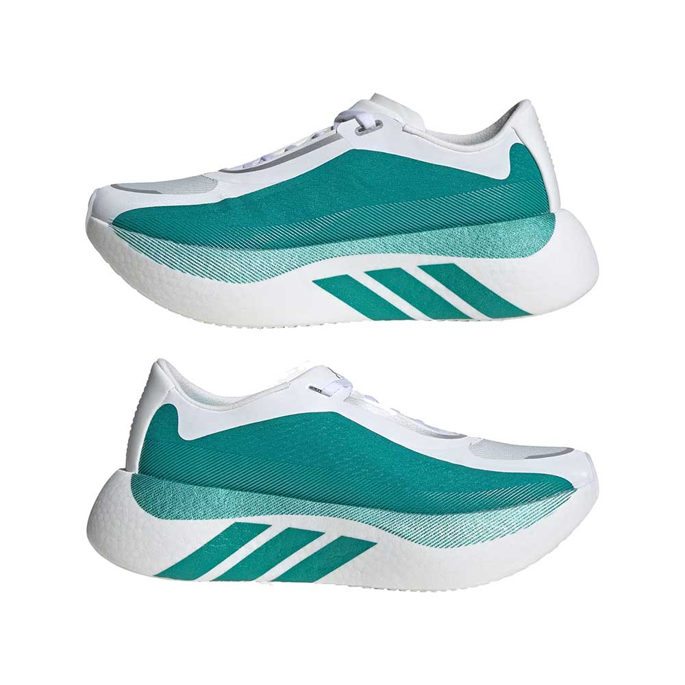 Women's Hyperboost Edge Running Shoe - Footwear White/Equipment Green/Zero Metallic - Regular (B)