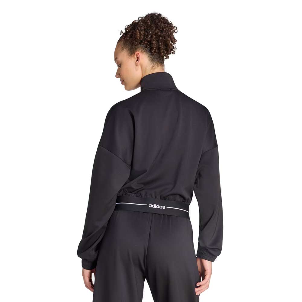 Women's Hyperglam Linear Full Zip - Black