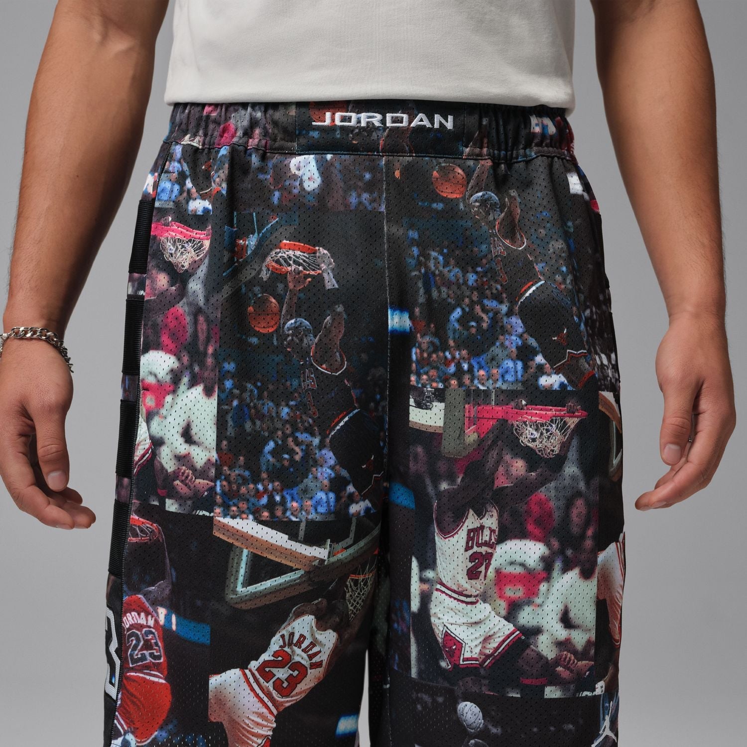 MJ AOP Mesh Shorts