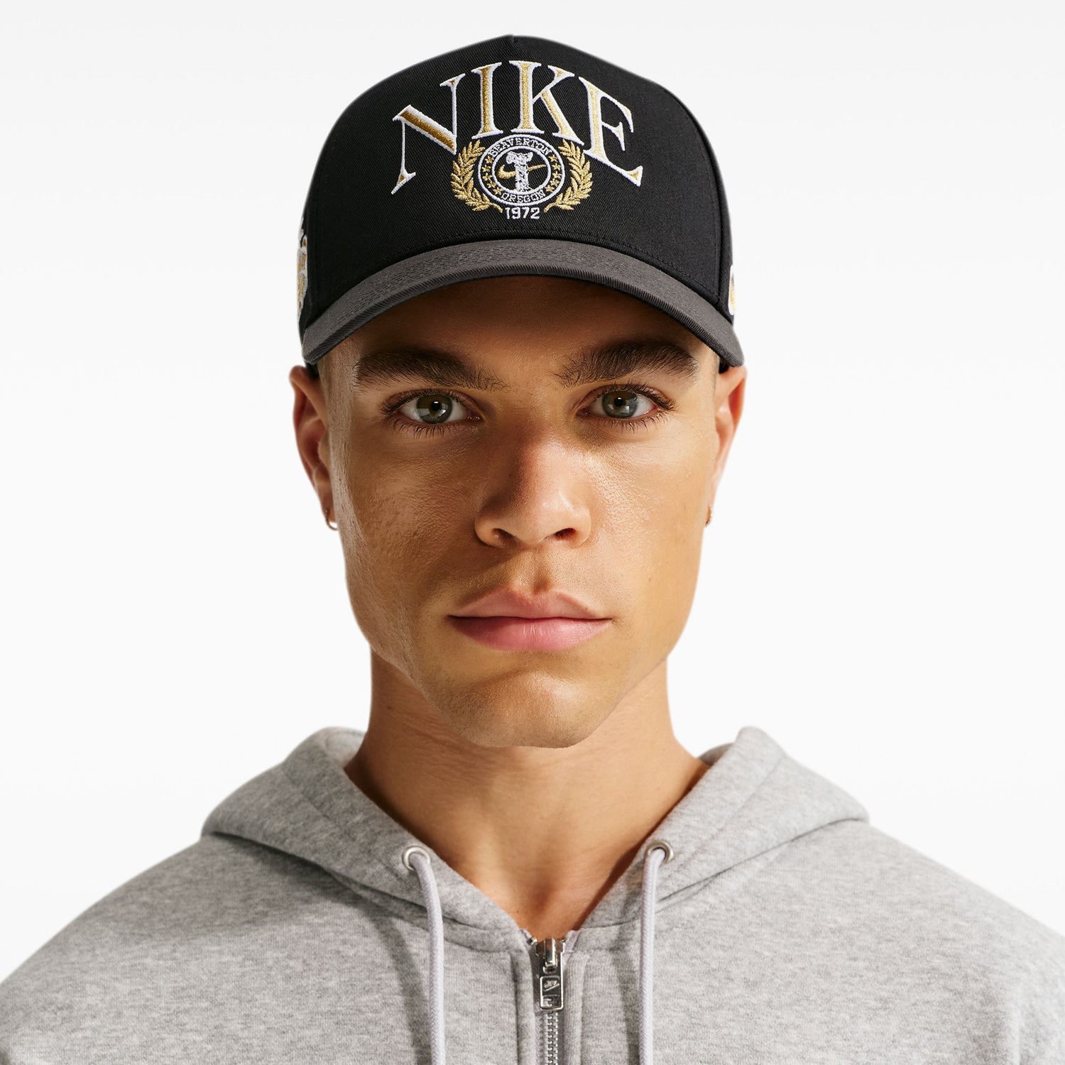 Nike Rise Cap Structured Curved Bill A-Frame Snapback