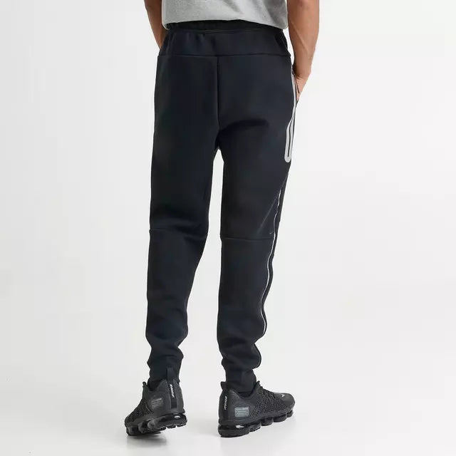 Men's Nike Tech Fleece Joggers with Reflective Accents - Black/Black