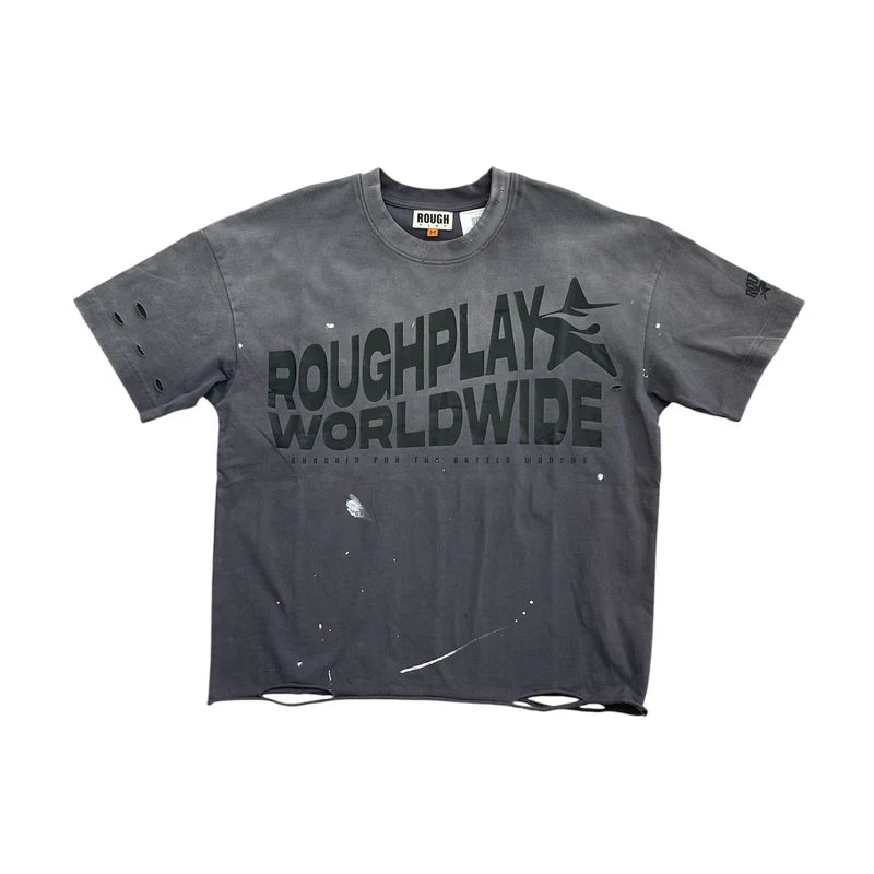 Men's Rough Play May 16th 2026 T-Shirt Grey/Black may16th26tee-grey