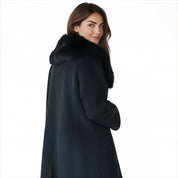 UGG Vanesa Toscana Shearling Coat Black - Women's