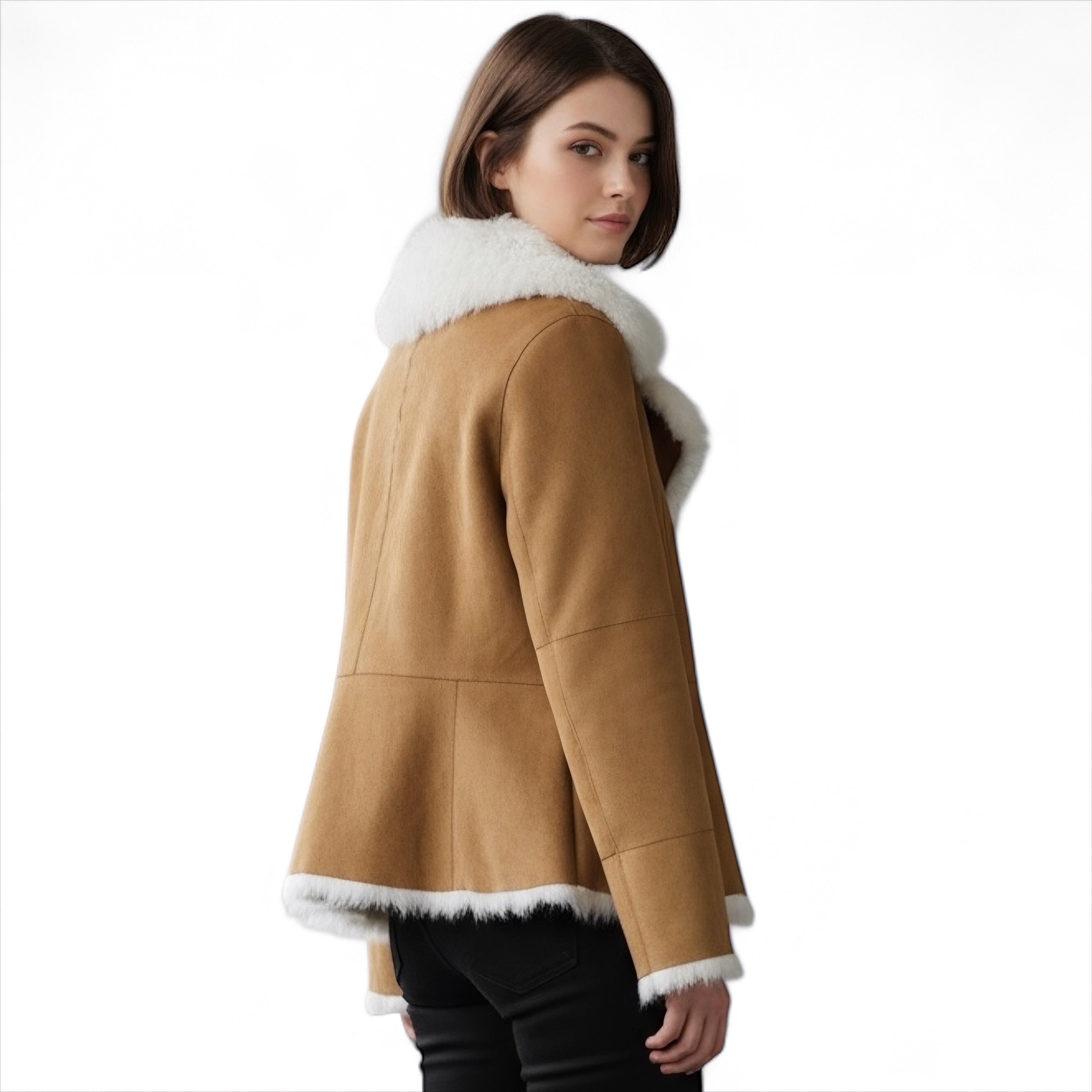 UGG Karlene Toscana Shearling Chestnut Jacket - Women's
