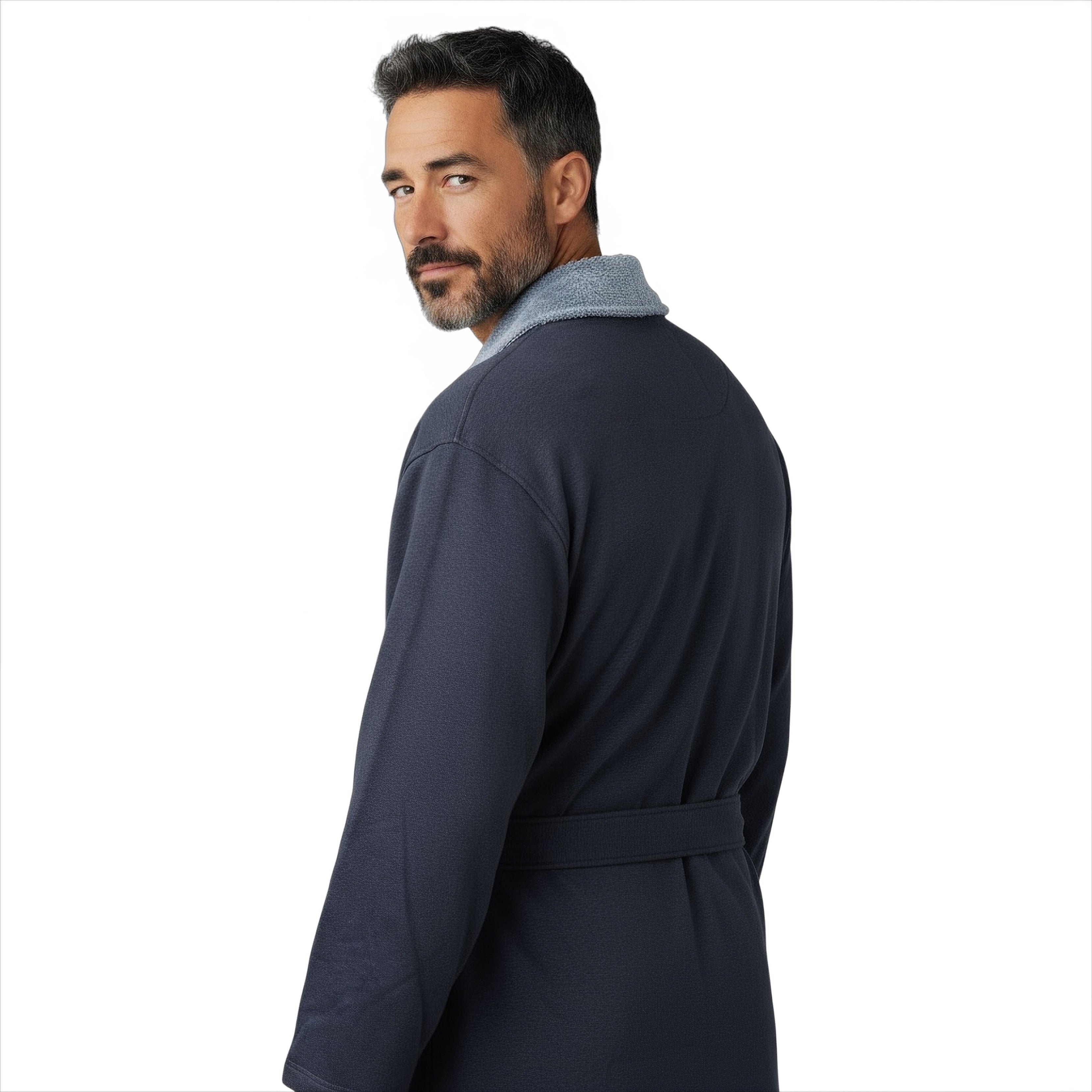 UGG Robinson Navy Heather Robe - Men's