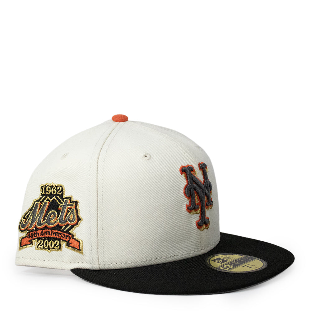 New Era New York Mets 1962-2002 40th Anniversary Side Patch 59FIFTY Fitted Hat