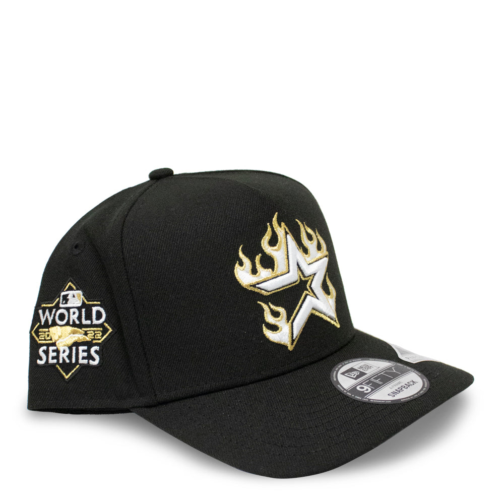 New Era Houston Astros  9FORTY A-Frame "Flames" Adjustable Cap