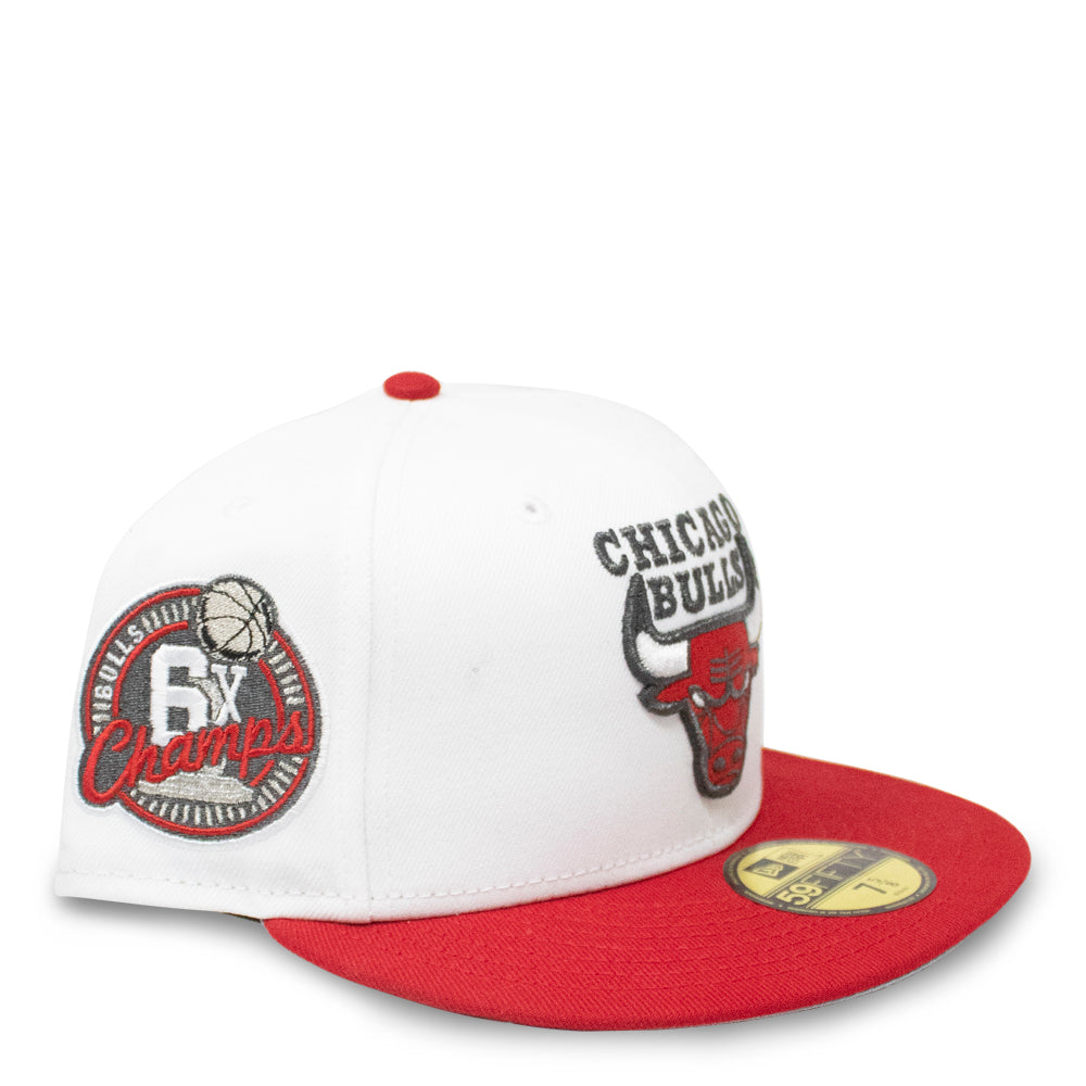 New Era Chicago Bulls 6x Champions 59FIFTY Fitted Hat