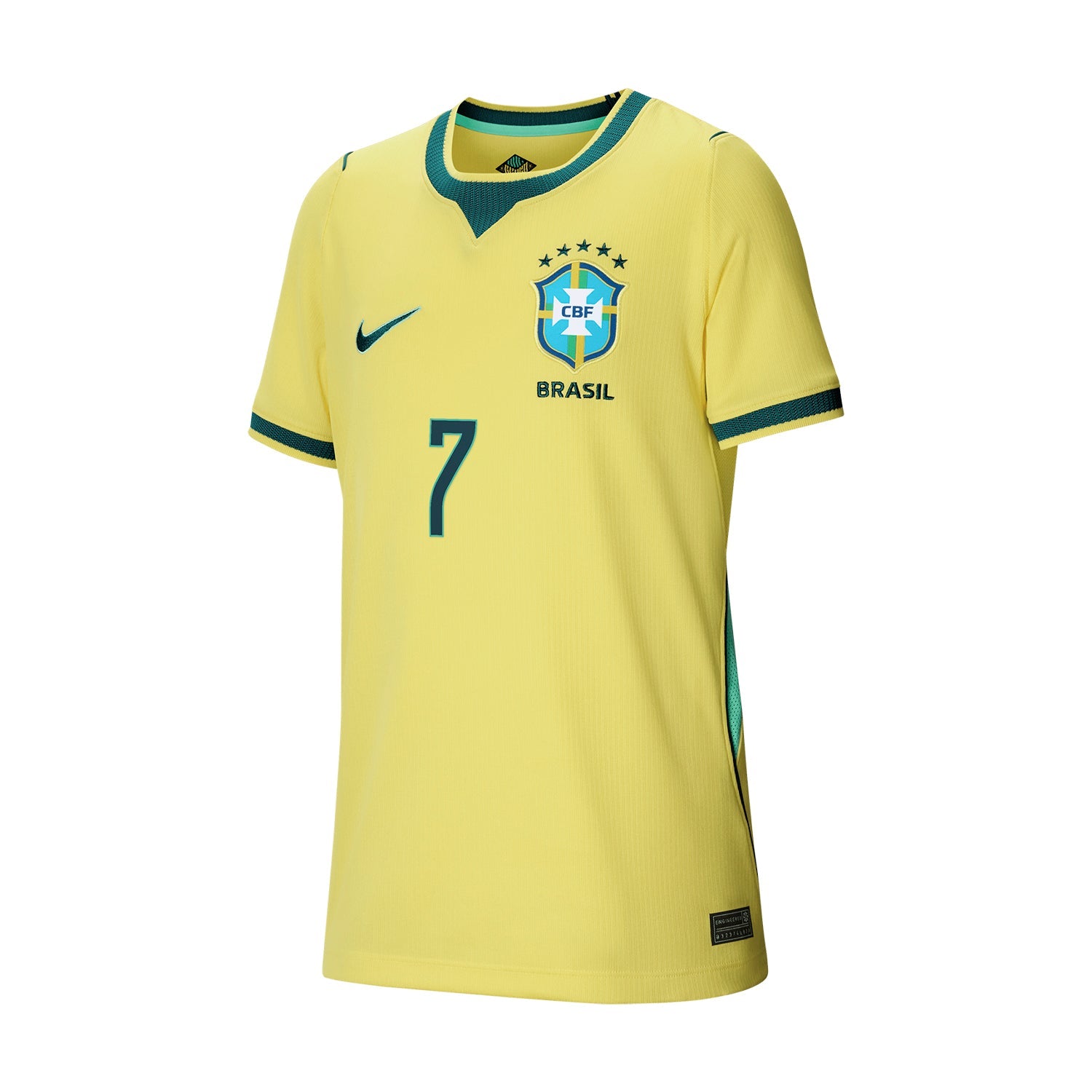 Brazil 26/27 Vini Jr. #7 Stadium Home Jersey - Youth