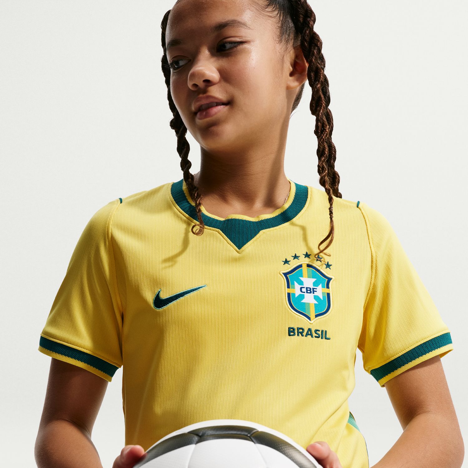 Brazil 26/27 Stadium Home Jersey - Youth