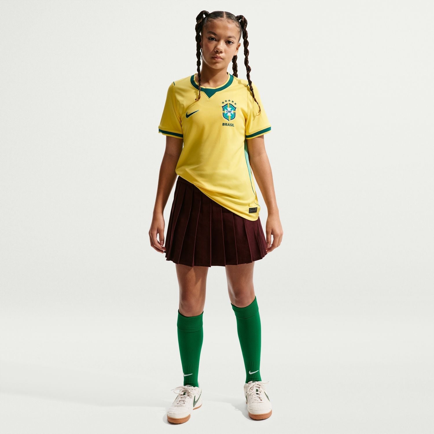 Brazil 26/27 Stadium Home Jersey - Youth