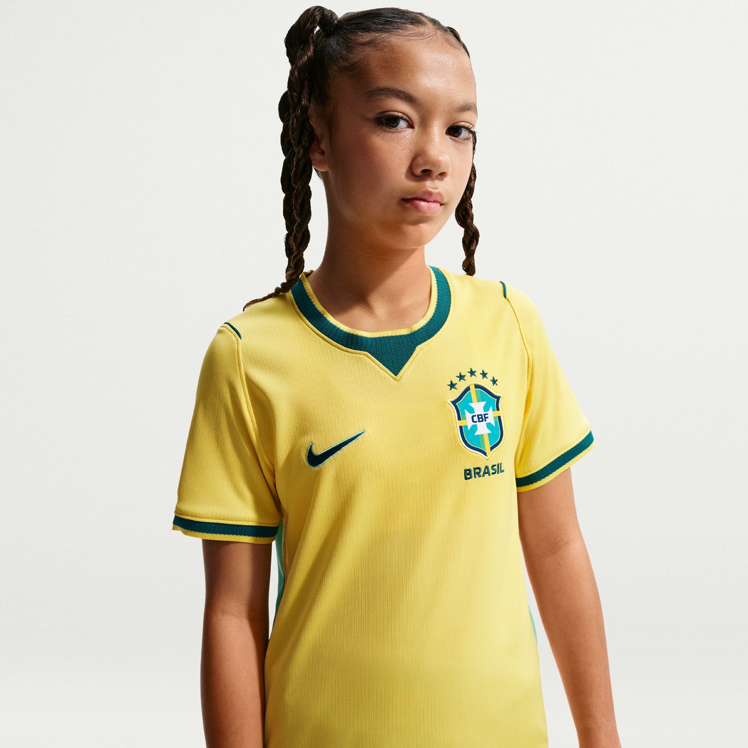 Brazil 26/27 Stadium Home Jersey - Youth