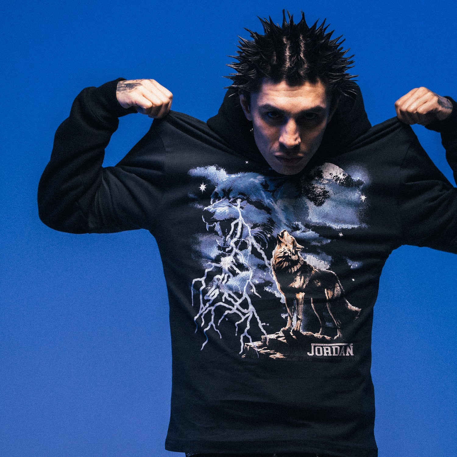 Jordan Graphic Wolf Tee - Mens