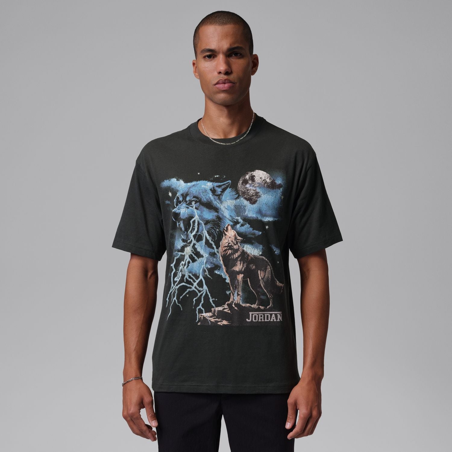 Jordan Graphic Wolf Tee - Mens
