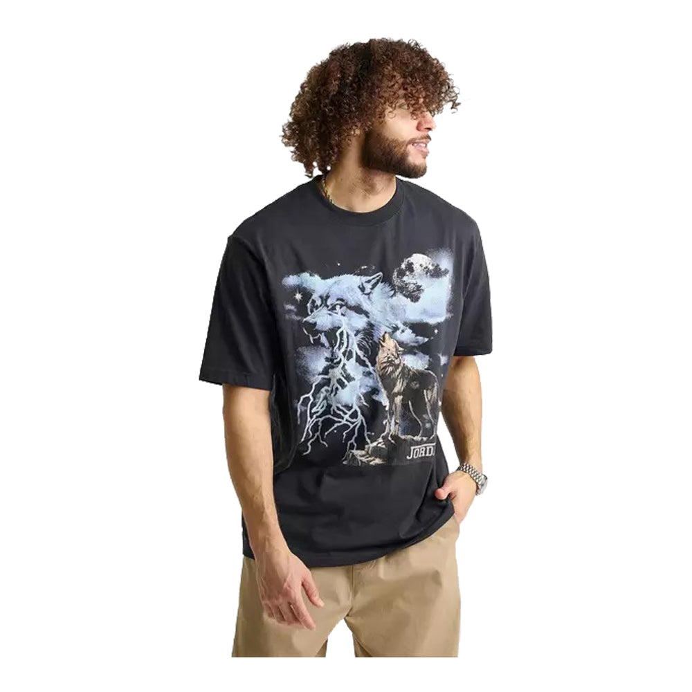 Men's Jordan Howl Graphic T-Shirt - Off Noir