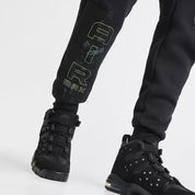 Men's Nike Tech Fleece Air Max Jogger Pants - Black/Neon Yellow