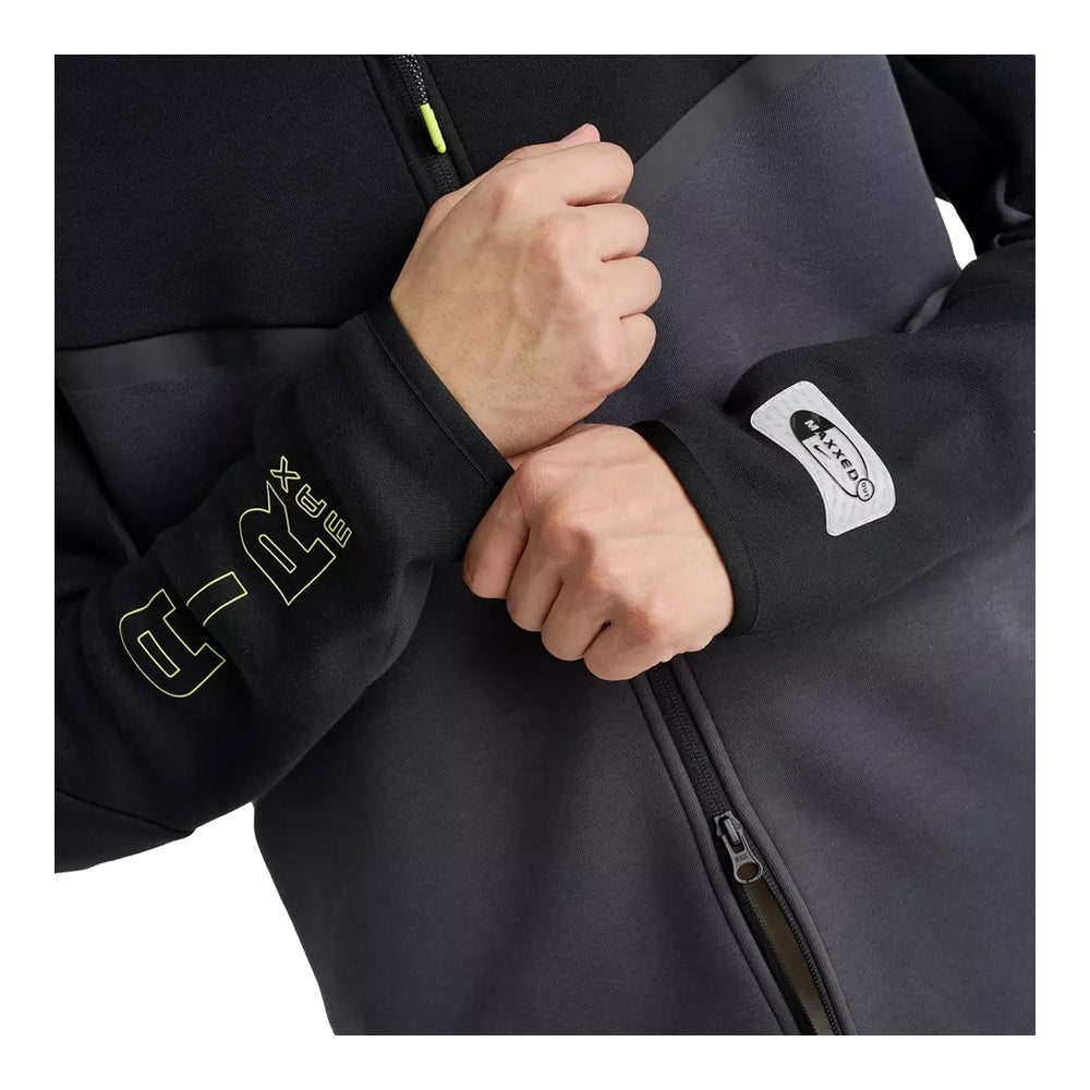 Men's Nike Tech Fleece Windrunner Full-Zip/Air Max - Black & Dark Smoke Grey