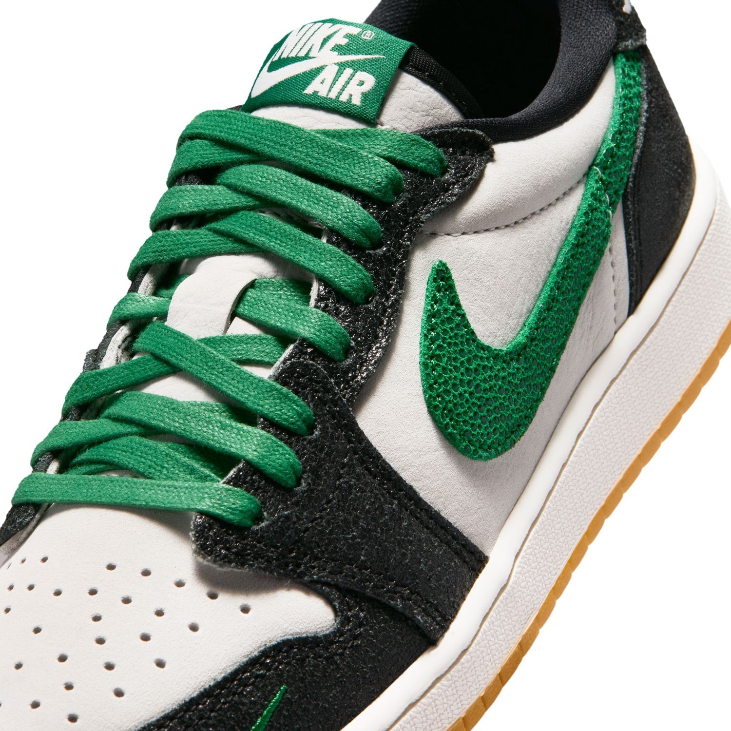 Retro 1 Low OG Phantom Pine Green - Youth