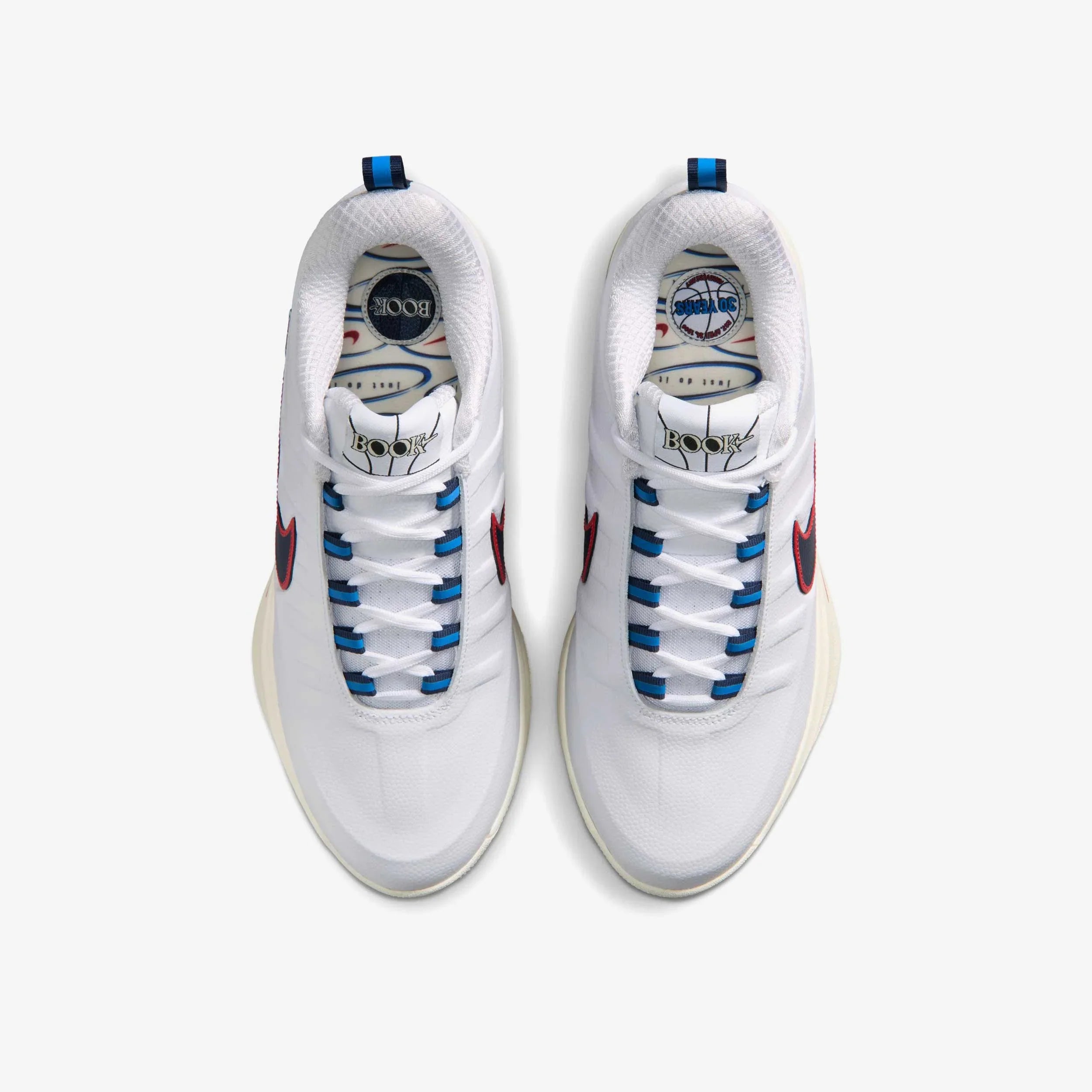 Men's Nike Book 2 WNBA Legends White/Midnight Navy/Fireberry/Light Photo Blue/Sail IR6333-100